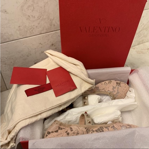 Valentino rockstud ballet flat - Picture 2 of 8
